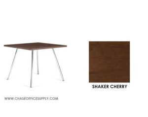 3368 - END TABLE 36D x 36W x 15H COLOR  - SHAKER CHERRY