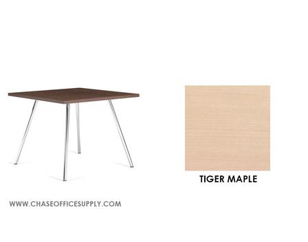 3366 - END TABLE 24D x 24W x 17H COLOR  - TIGER MAPLE