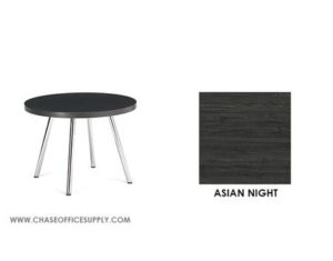 3870 - ROUND TABLE 24D x 24W x 17H COLOR  - ASIAN NIGHT