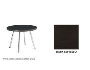 3871 - ROUND  TABLE 36D x 36W x 15H COLOR  - DARK ESPRESSO