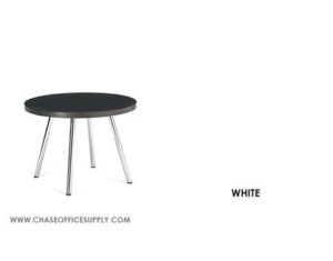 3870 - ROUND TABLE 24D x 24W x 17H COLOR  - WHITE
